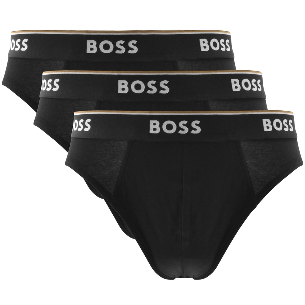Hugo Boss BOSS Underwear 3 Pack Briefs Black